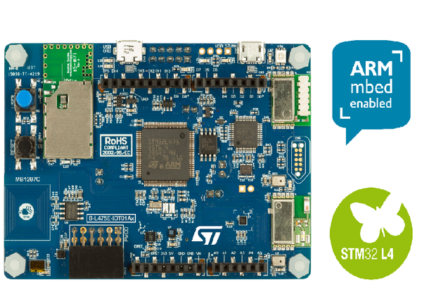 B-L475E-IOT01A1 STM32L4 Discovery kit IoT node, low-power wireless, BLE, NFC, SubGHz, Wi-Fi