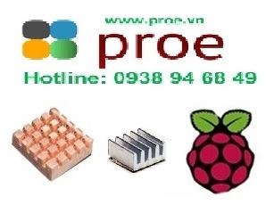 Bộ tản nhiệt Raspberry Pi 3 (Có sẵn keo tản nhiệt)
