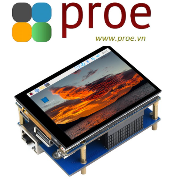 2.8″ Touch Screen Expansion For Raspberry Pi Compute Module 4, Fully Laminated Display, Optional Interface Expander