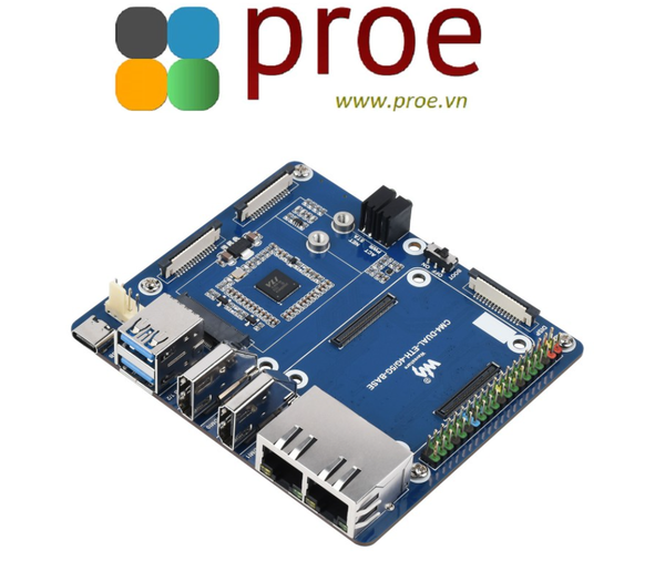 Dual Gigabit Ethernet 5G/4G Base Board Designed for Raspberry Pi Compute Module 4