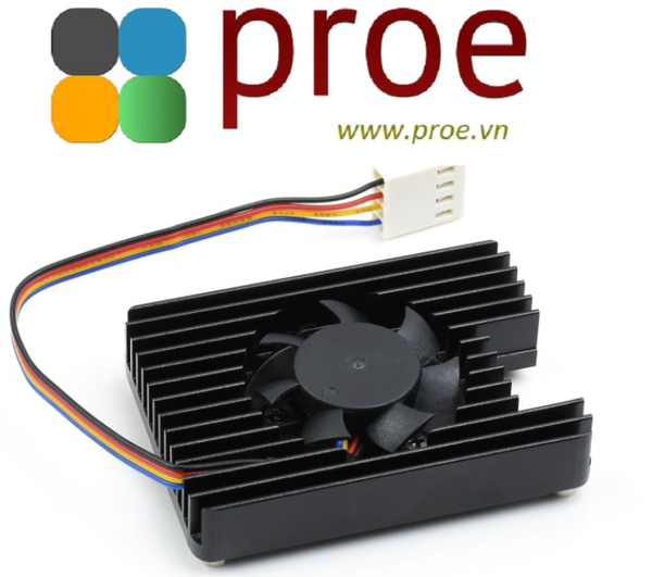Dedicated All-in-One 3007 Cooling Fan for Raspberry Pi Compute Module 4 CM4, Speed Adjustable, with Thermal Tapes