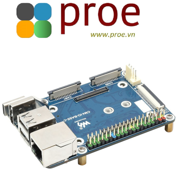 Mini Base Board (C) Designed for Raspberry Pi Compute Module 4