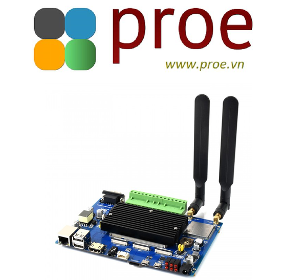 Compute Module PoE 4G Board Compute Module Industrial IoT Base Board, 4G / PoE Feature, For Raspberry Pi CM3 / CM3+ Series