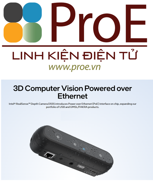 D555 Intel RealSense Depth Camera