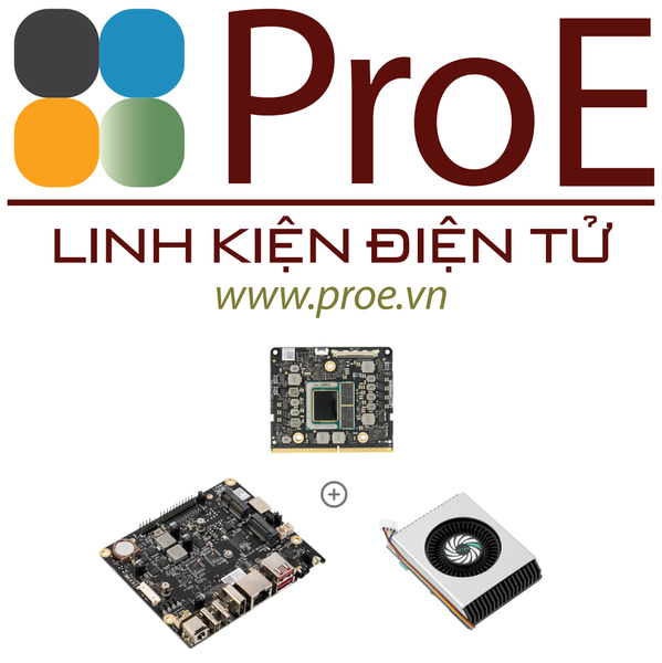 LattePanda Mu Ultra 226V AI Development Kit (Intel Core Ultra 5, 16GB RAM, 97 TOPS, Mini Carrier Board & Active Cooler included)