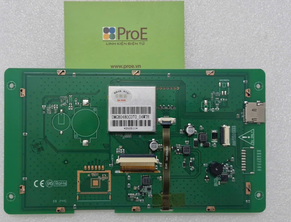 DMG80480C070_04WTR 7 Inch HMI LCD Display Touch Panel Model:DMG80480C070_04W(Commercial grade)