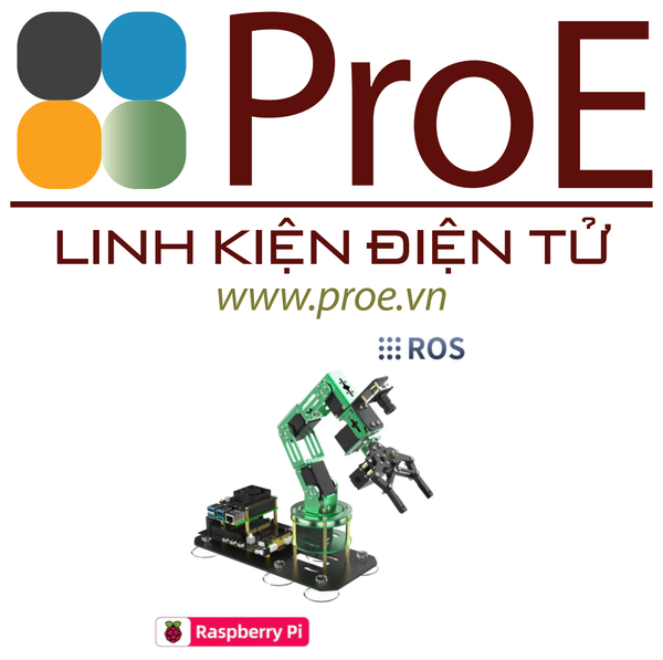 Yahboom DOFBOT AI Large Model Vision Robotic Arm with ROS2 Python programming for Raspberry Pi 5