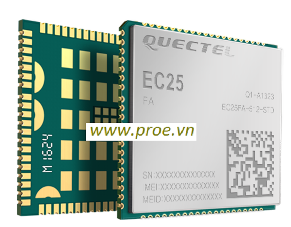 Quectel EC25 4G LTE Cat 4 Module