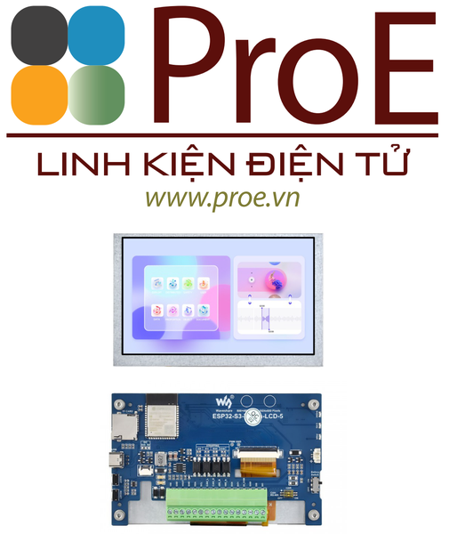 ESP32-S3 5inch Display With Touch Function
