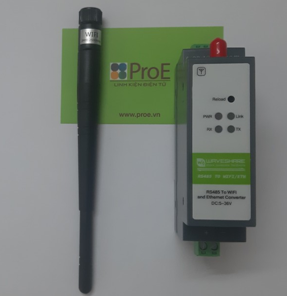 RS485 TO WIFI/ETH Rail-Mount Serial Server, RS485 to WIFI/Ethernet Module, Modbus MQTT Gateway