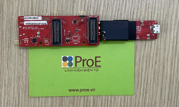 IWR6843AOP evaluation module for integrated antenna-on-package (AoP ...