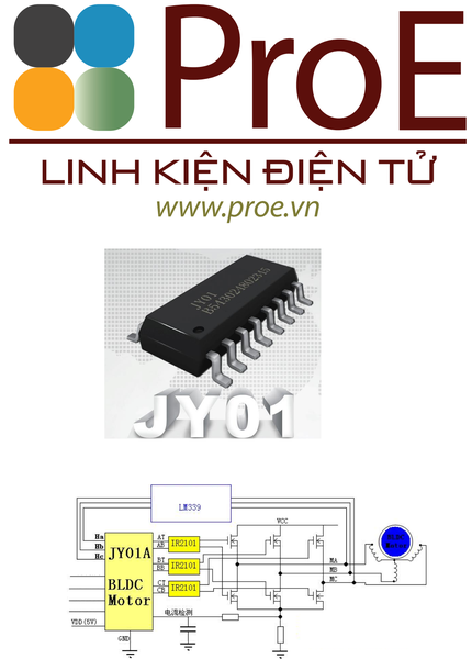 JY01 6281 BLDC Driver ICSOP-16