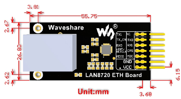 LAN8720 ETH Board
