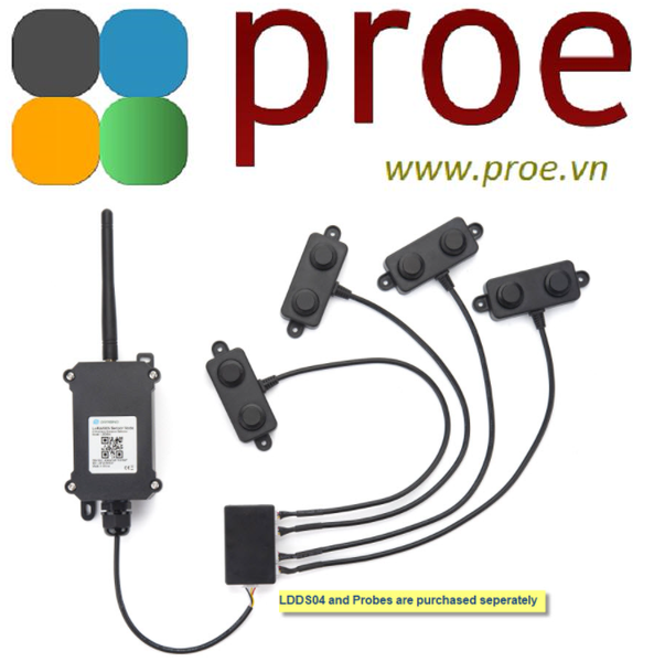 LDDS04 LoRaWAN 4-Channels Distance Detection Sensor