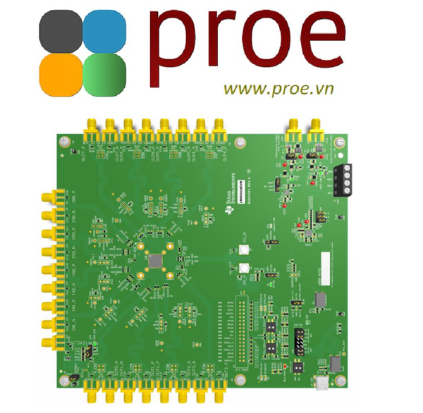 LMK05028 Network Clock Generator and Synchronizer Evaluation Module