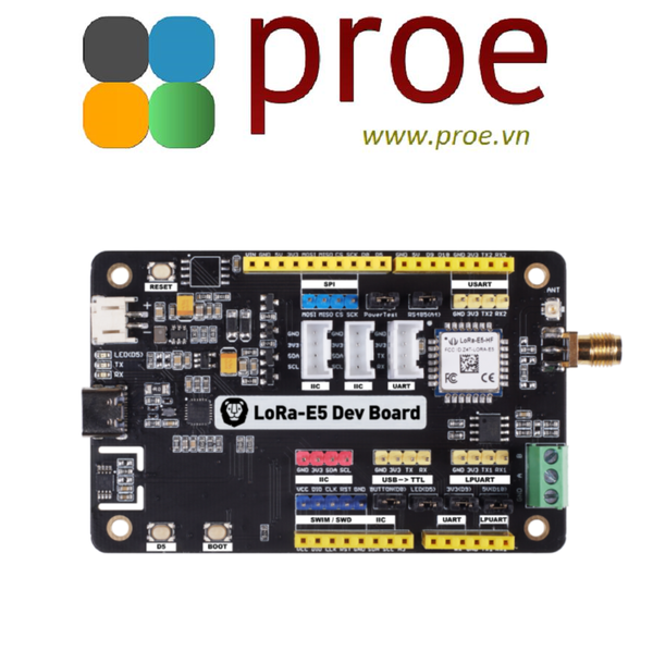 113990934 LoRa-E5 Development Kit - based on LoRa-E5 STM32WLE5JC, LoRaWAN protocol and worldwide frequency supported