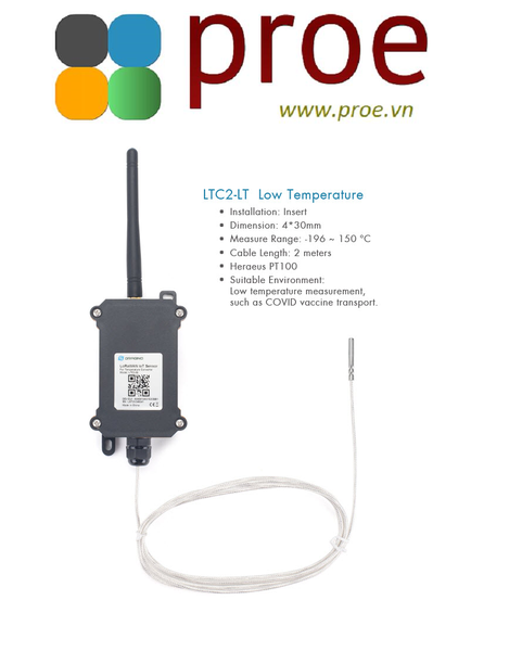 LTC2 FT Industrial LoRaWAN Temperature Transmitter