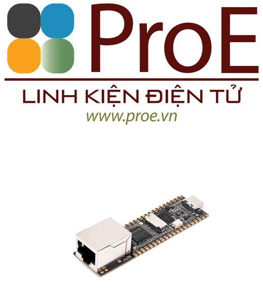 LuckFox Pico Plus RV1103 Linux Micro Development Board, Integrates ARM Cortex-A7/RISC-V MCU/NPU/ISP Processors, With Ethernet Port