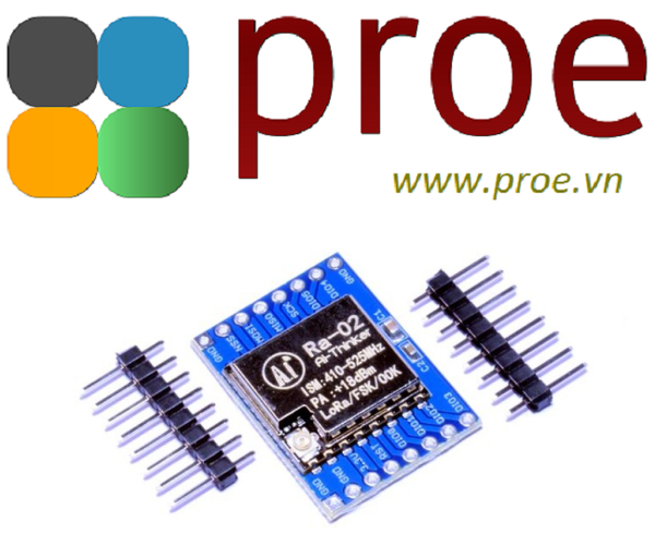 Mạch ra chân SPI Lora SX1278 433Mhz Ra-02