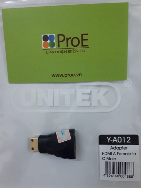 Đầu Chuyển đổi Mini HDMI sang HDMI Unitek