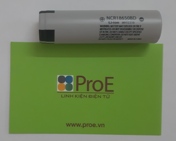 Panasonic NCR16850BD 3200mAh; Pin sạc 3.7v 18650 Panasonic NCR16850BD 3200mAh chính hãng