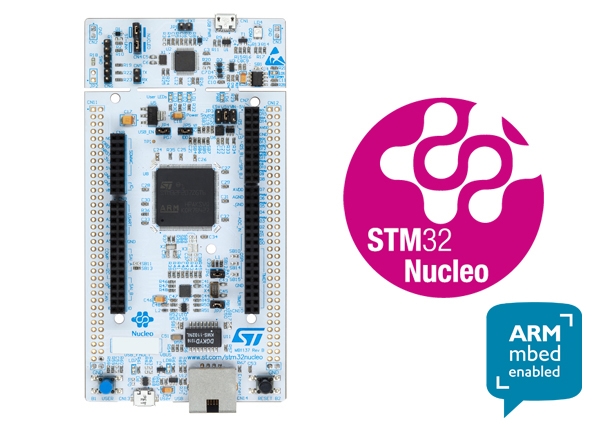 NUCLEO-F746ZG STM32 Nucleo-144 development board with STM32F746ZG MCU, supports Arduino, ST Zio and morpho connectivity