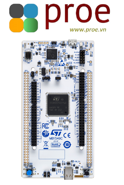 NUCLEO-U575ZI-Q STM32 Nucleo-144 development board with STM32U575ZIT6Q MCU, SMPS, supports Arduino, ST Zio and morpho connectivity