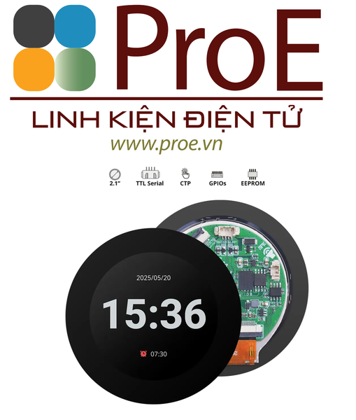 NX4848E021-011C – Nextion 2.1″ Edge Series HMI Touch Display