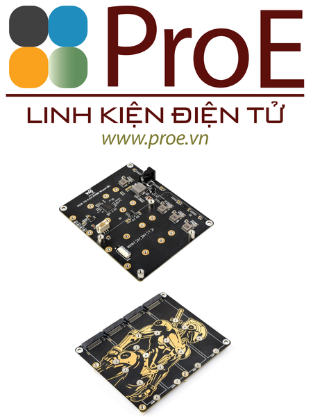 PCIE TO 4-CH NVME Board (B)