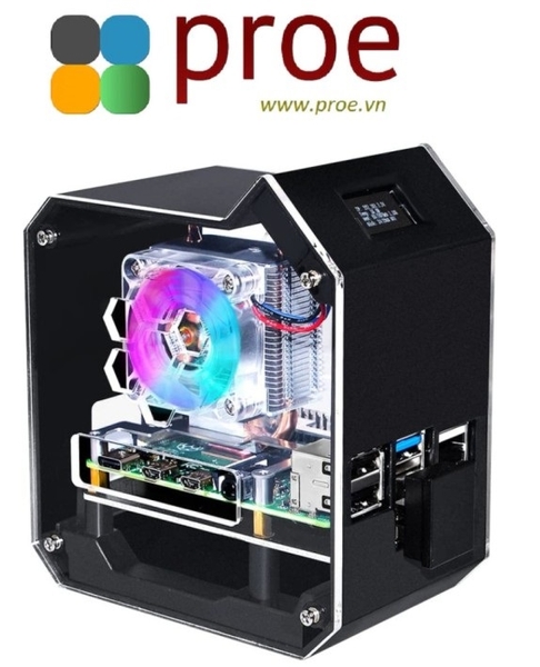 PI4B Mini Tower NAS Acce