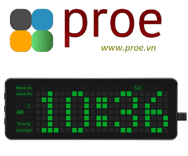 Electronic Clock for Raspberry Pi Pico, Accurate RTC, Multi Functions, LED Digits