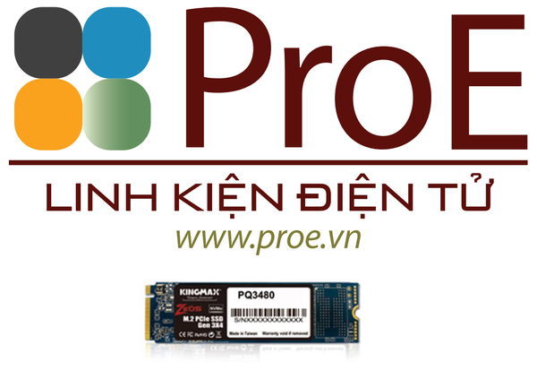 Ổ cứng  SSD 512GB M.2 PCIe Gen 3x4 Kingmax PQ3480