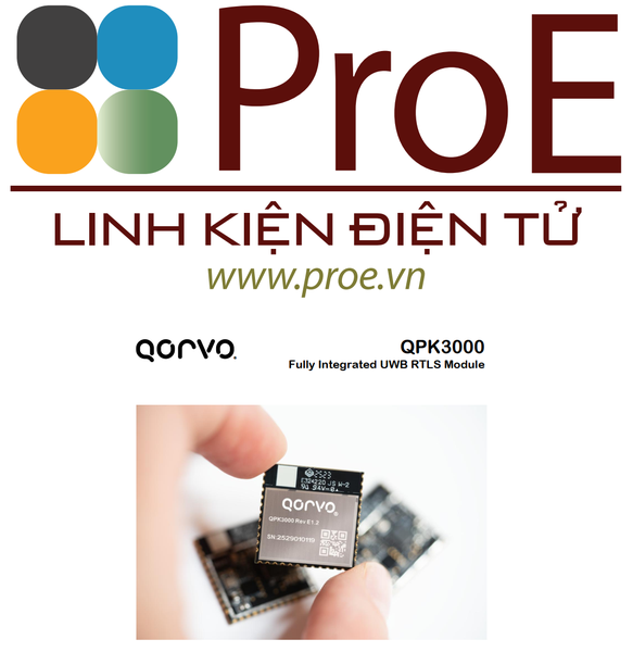 QPK3000 Fully Integrated UWB RTLS Module