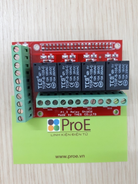 RPi 4 Channel Relay HAT