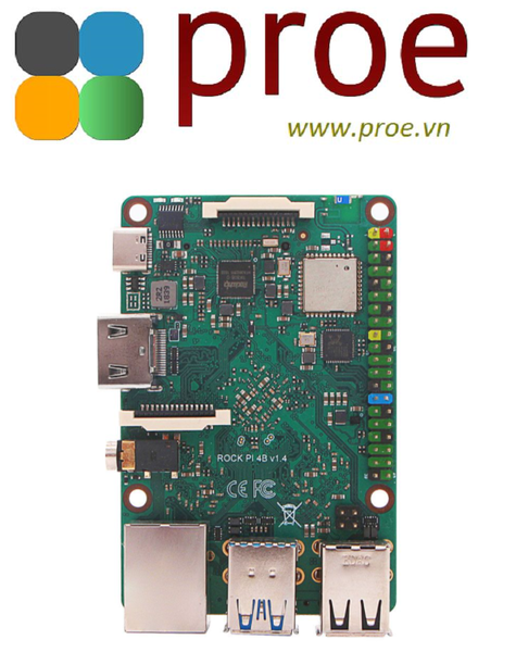 ROCK Pi 4 Model B 2GB