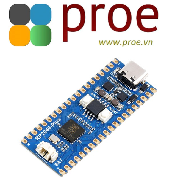 RP2040-Plus RP2040-Plus, a Pico-like MCU Board Based on Raspberry Pi MCU RP2040, Plus ver