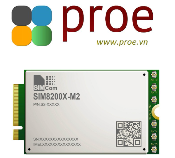 SIM8200EA-M2 SIM8200-M2 SIMCom Original 5G Module, M.2 Form Factor, High Throughput Data Communication