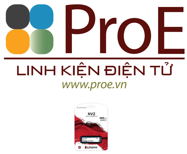 Ổ cứng  SSD Kingston NV2 500GB PCIe Gen4x4 NVMe M.2 (SNV2S/500G)