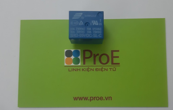 Relay 5V10A 5 Chân SRD-05VDC-SL-C