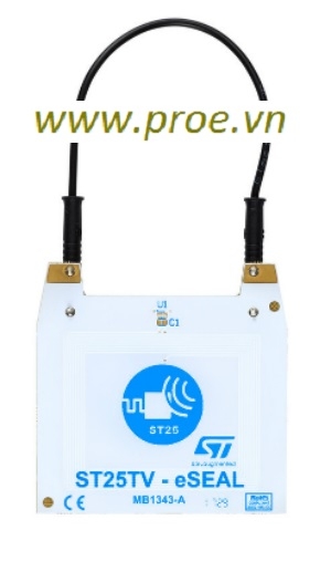 ST25TV-eSEAL Discovery board for the ST25TV02K NFC Forum Type 5 tag IC