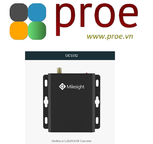 UC1152 Modbus to LoRaWAN® Converter