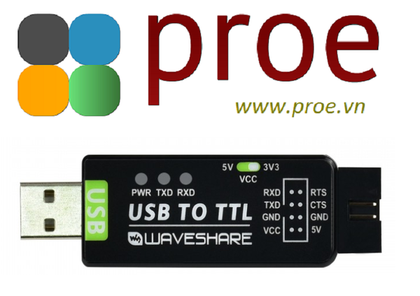 USB TO TTL Industrial USB TO TTL Converter, Original FT232RL, Multi Protection & Systems Support
