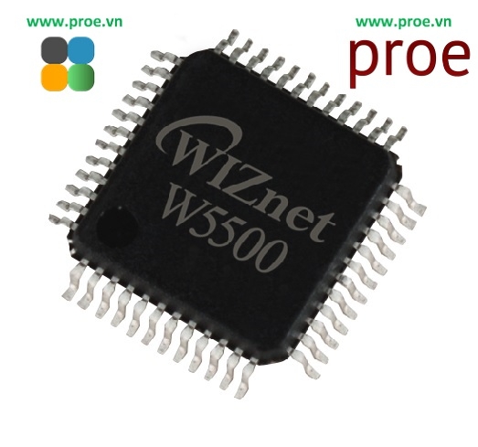 W5500 Hardwired TCP IP embedded Ethernet controller