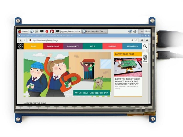 Màn hình 7inch cảm ứng điện dung  HDMI LCD (B), 800×480, supports various systems