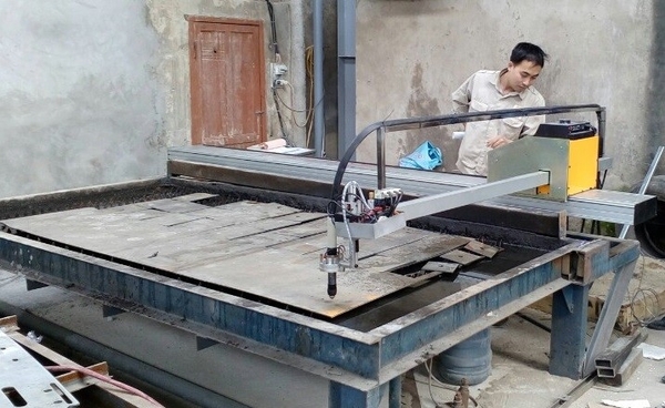 máy cắt plasma cnc 1 ray