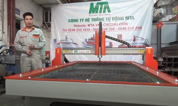 Giới thiệu tổng quát về Máy Cắt CNC Plasma model MTA FineCut-1530