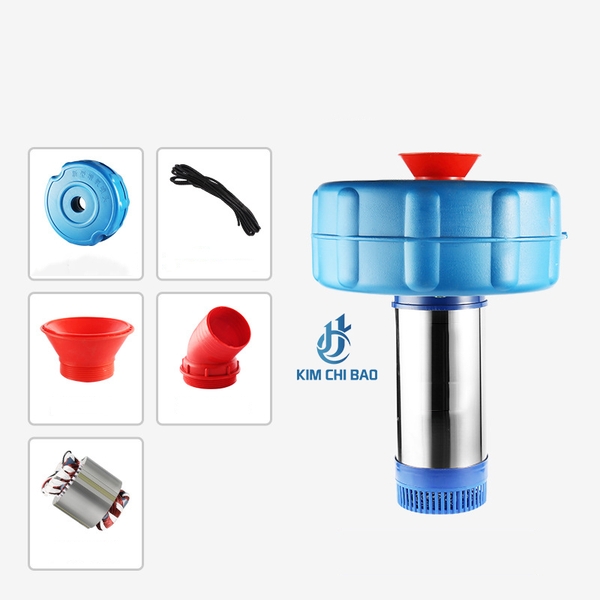 Máy phun mưa tạo oxy hoà tan PONTENCA TMS-2.2B - Thân inox