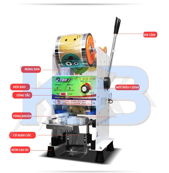 Máy ép miệng ly Eton B9