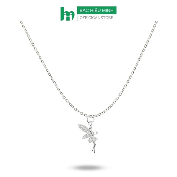 Dây Chuyền Nữ Bạc Hình Tiên Nữ Xinh BẠC HIỂU MINH DMD466