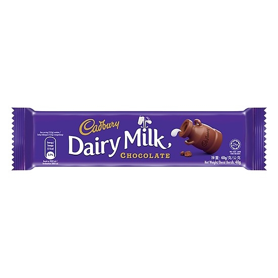 Chocolate sữa Cadbury Dairy Milk 40g (24 bars x 12) DEMETER CO., LTD